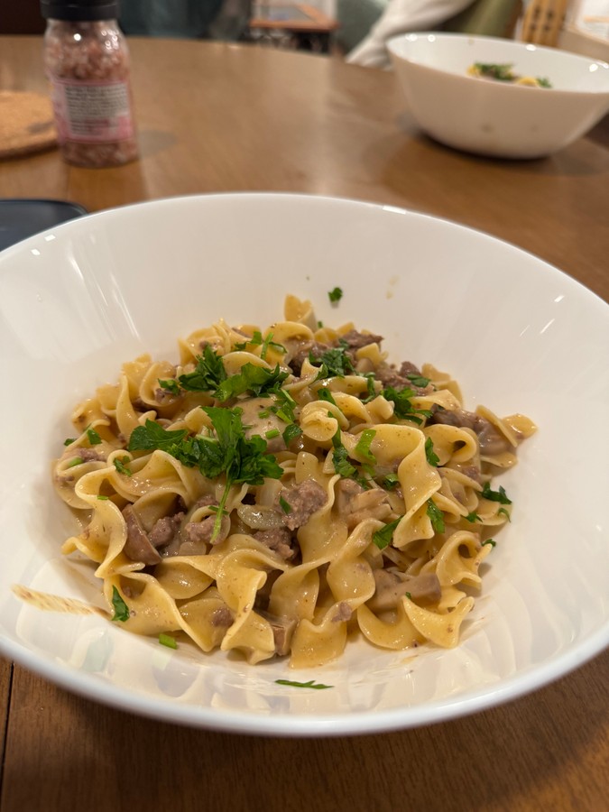 Mushroom Stroganoff