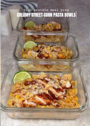 Creamy Street Corn Pasta Bowls